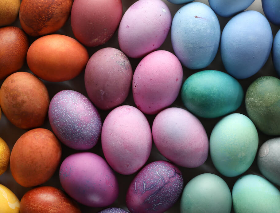 Färgade ägg